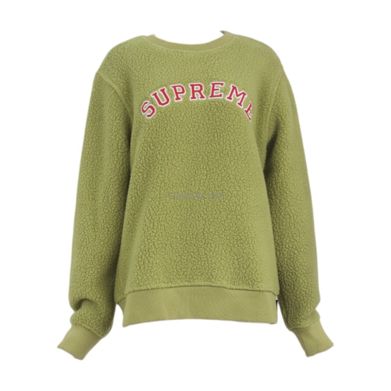Supreme green sweater hot sale